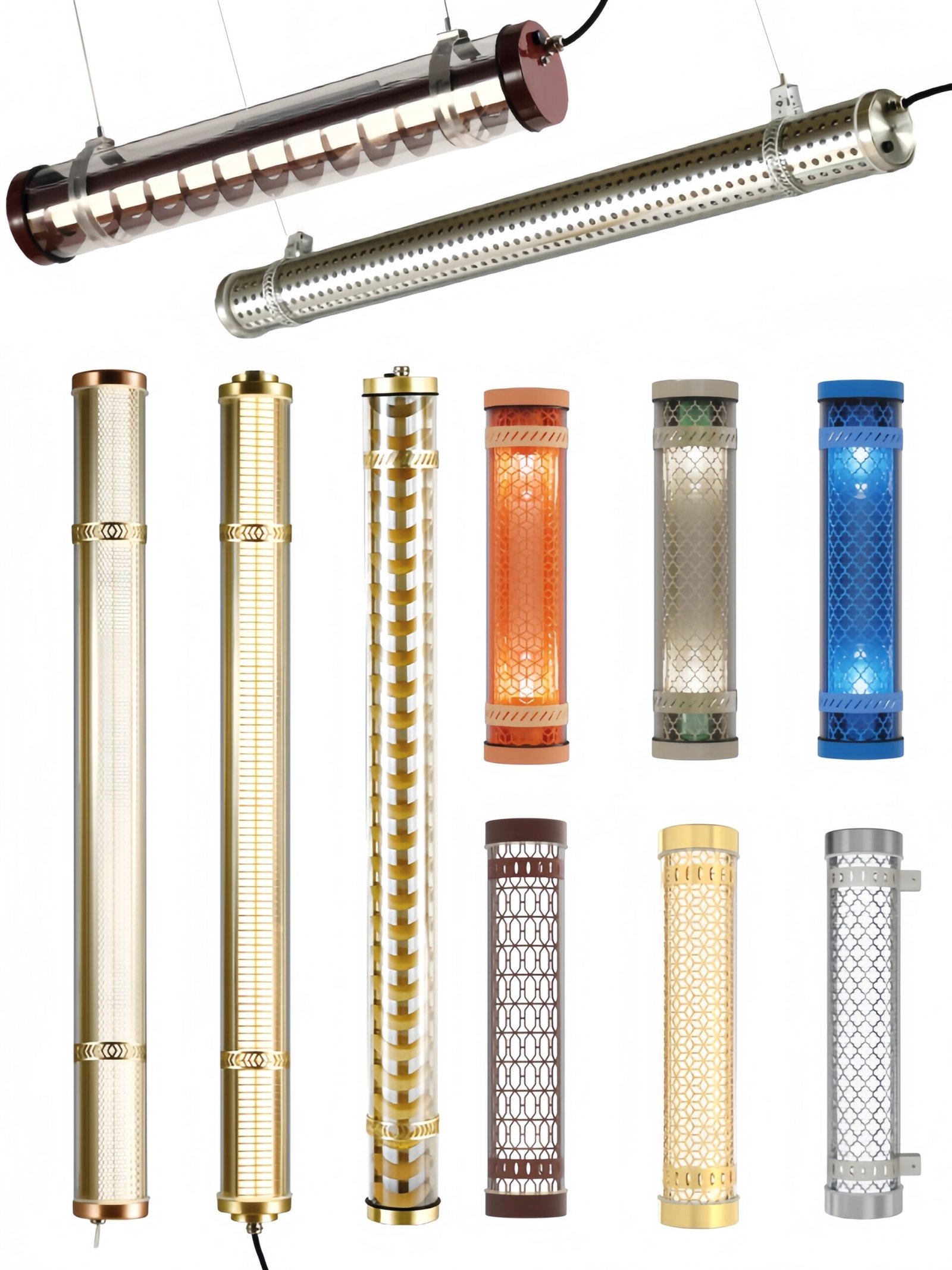 OEM ODM Architectural Decorative Tubular LED Lights for architectural and hospitality lighting.