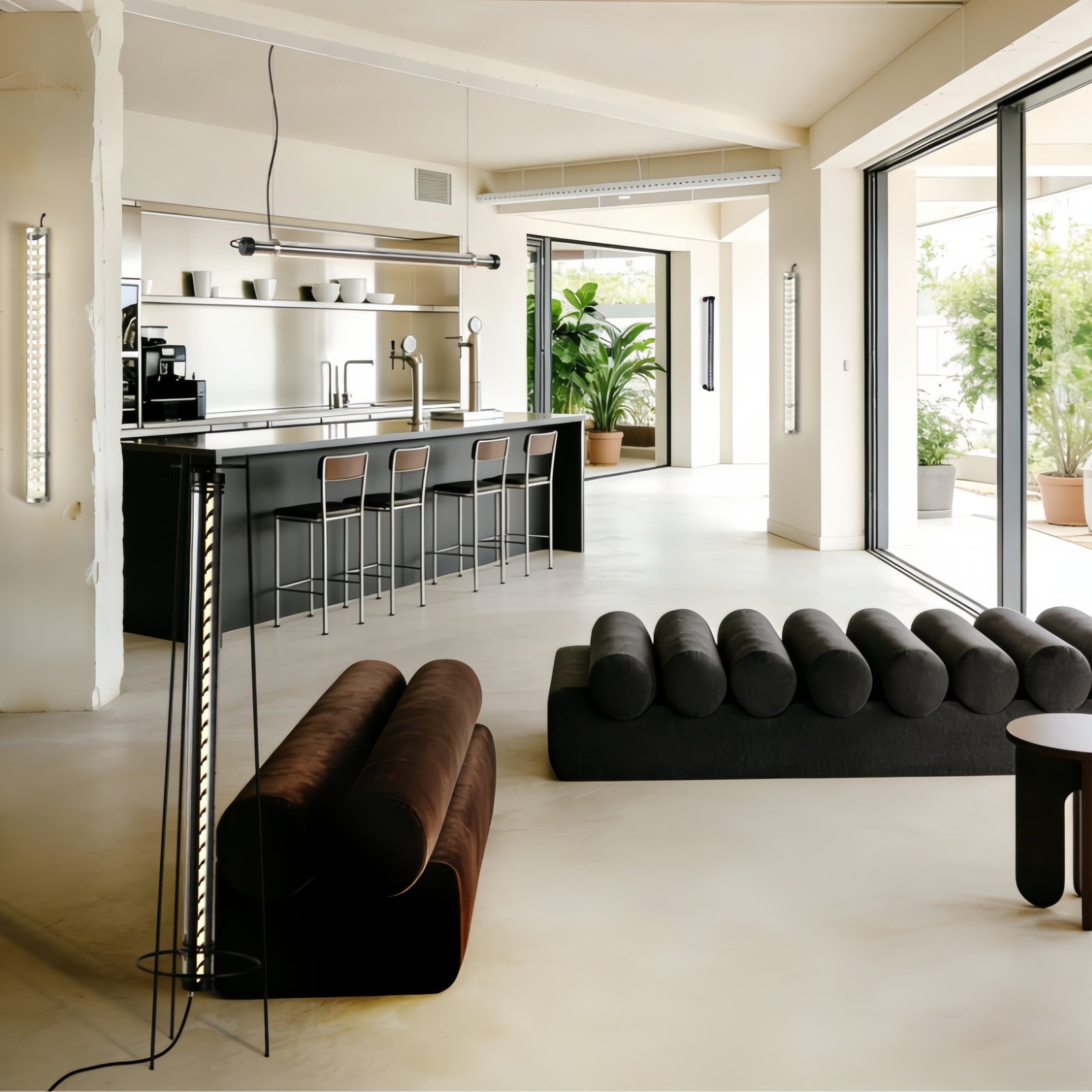 Corbusier Architectural Tubular Luminaire MANI architecture tubular light IP67 IK10