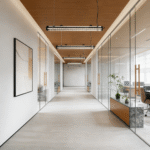 Architectural Tubular Light This project features suspended architectural tubular luminaires designed for office environments. The lighting solution ensures consistent light distribution, visual comfort and reliable performance for long operating hours in commercial interiors.