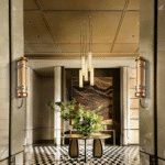 Architectural Tubular Light This project features decorative architectural tubular luminaires designed for hotel lobby environments. The lighting solution combines visual comfort, material durability and architectural integration to support long-term operation in high-end commercial interiors.