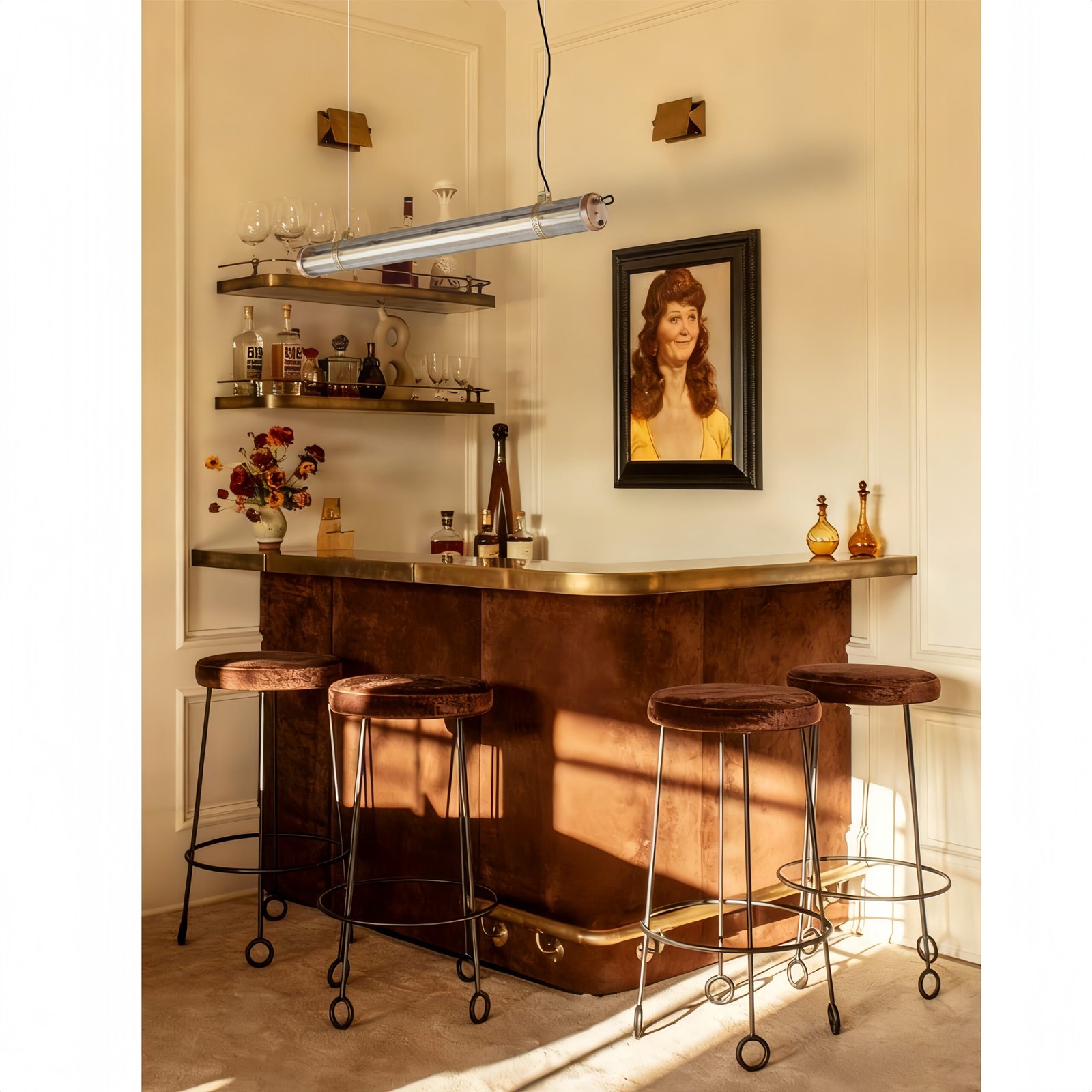 MANI architecture tubular light directional lighting with integrated glare control