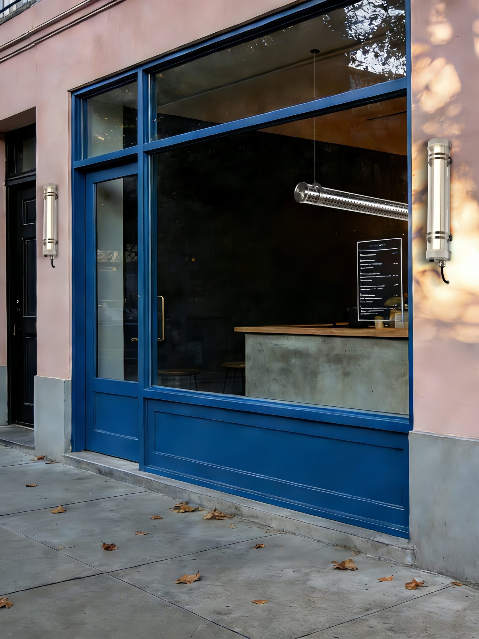 Opaline Spectrum Architectural Tubular Luminaire Opaline Spectrum IP67 IK10 opaline tubular wall light in bathroom vanity area, low-glare diffused illumination