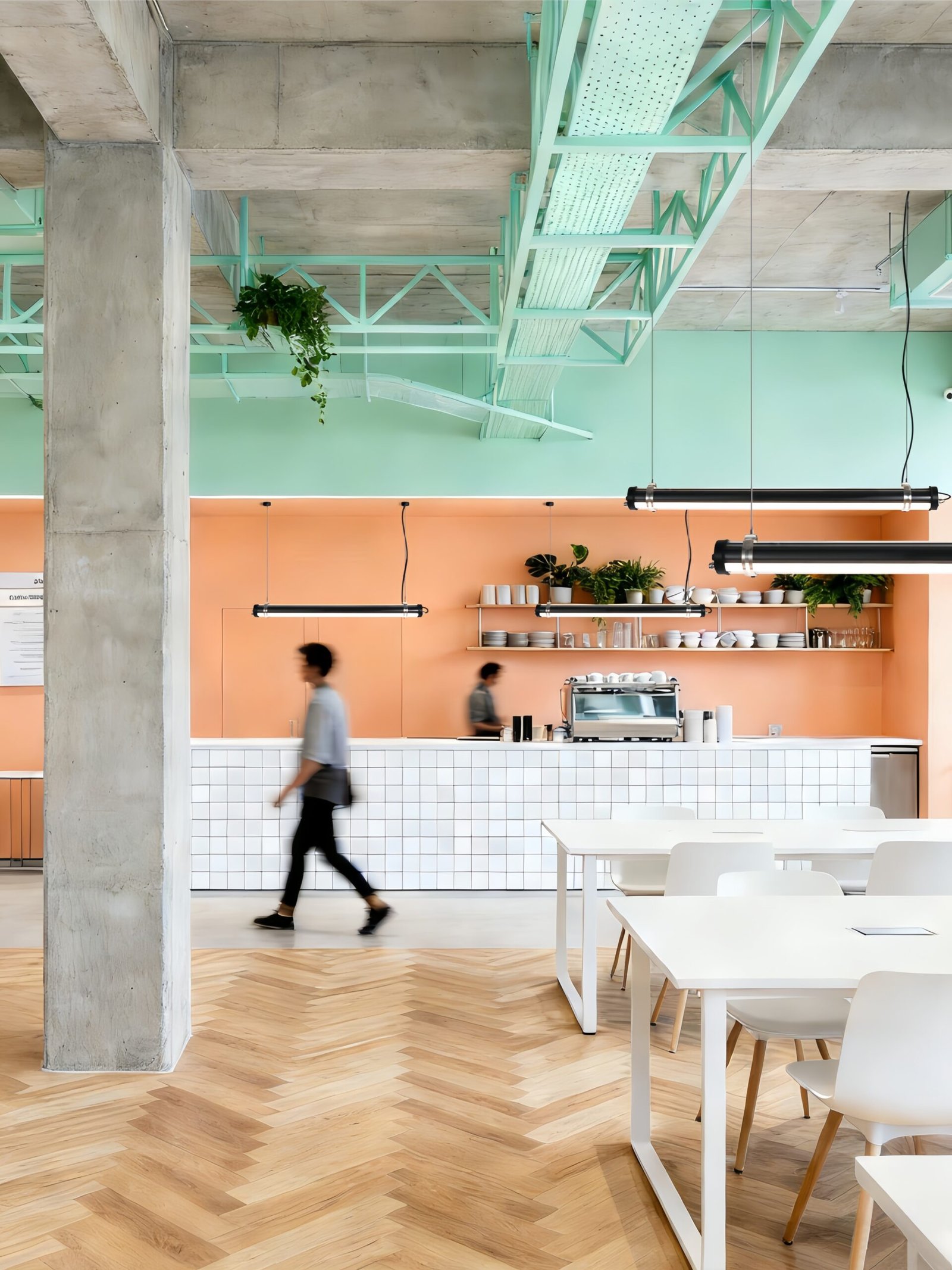 Opaline Spectrum Architectural Tubular Luminaire Opaline Spectrum IP67 IK10 opaline tubular wall light in bathroom vanity area, low-glare diffused illumination