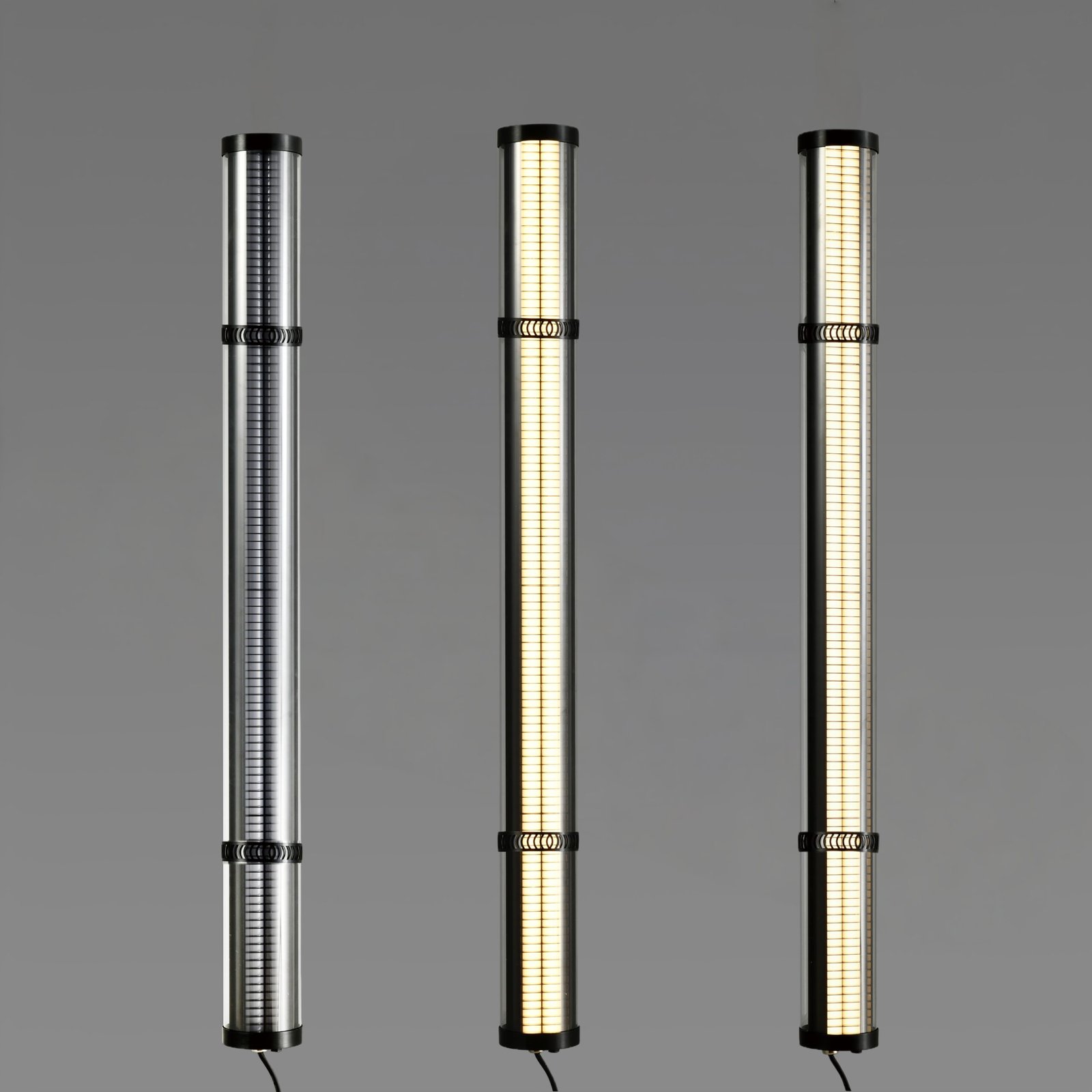 MANI Architectural tubular luminaire with linear directional emission and glare-controlled optic