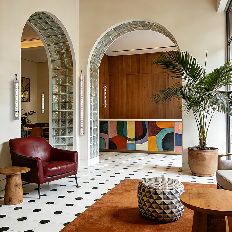 Matisse Architectural Tubular Luminaire MANI architecture tubular different colors and finishes