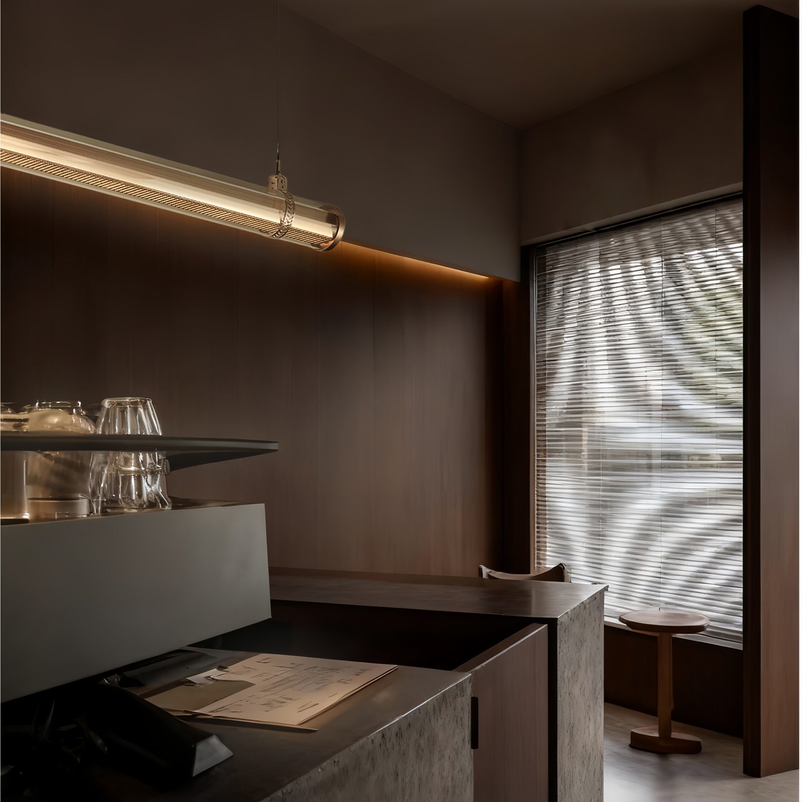 MANI Architecture tubular light IP67 IK10 for commercial and architectural applications