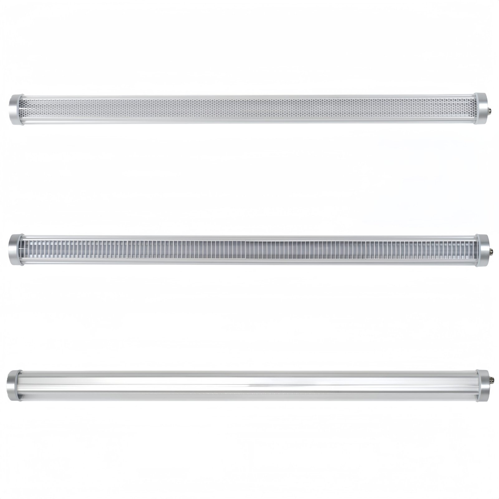 Crystal Architectural Tubular Luminaire Architectural tubular LED luminaire with engineered honeycomb geometry for glare reduction