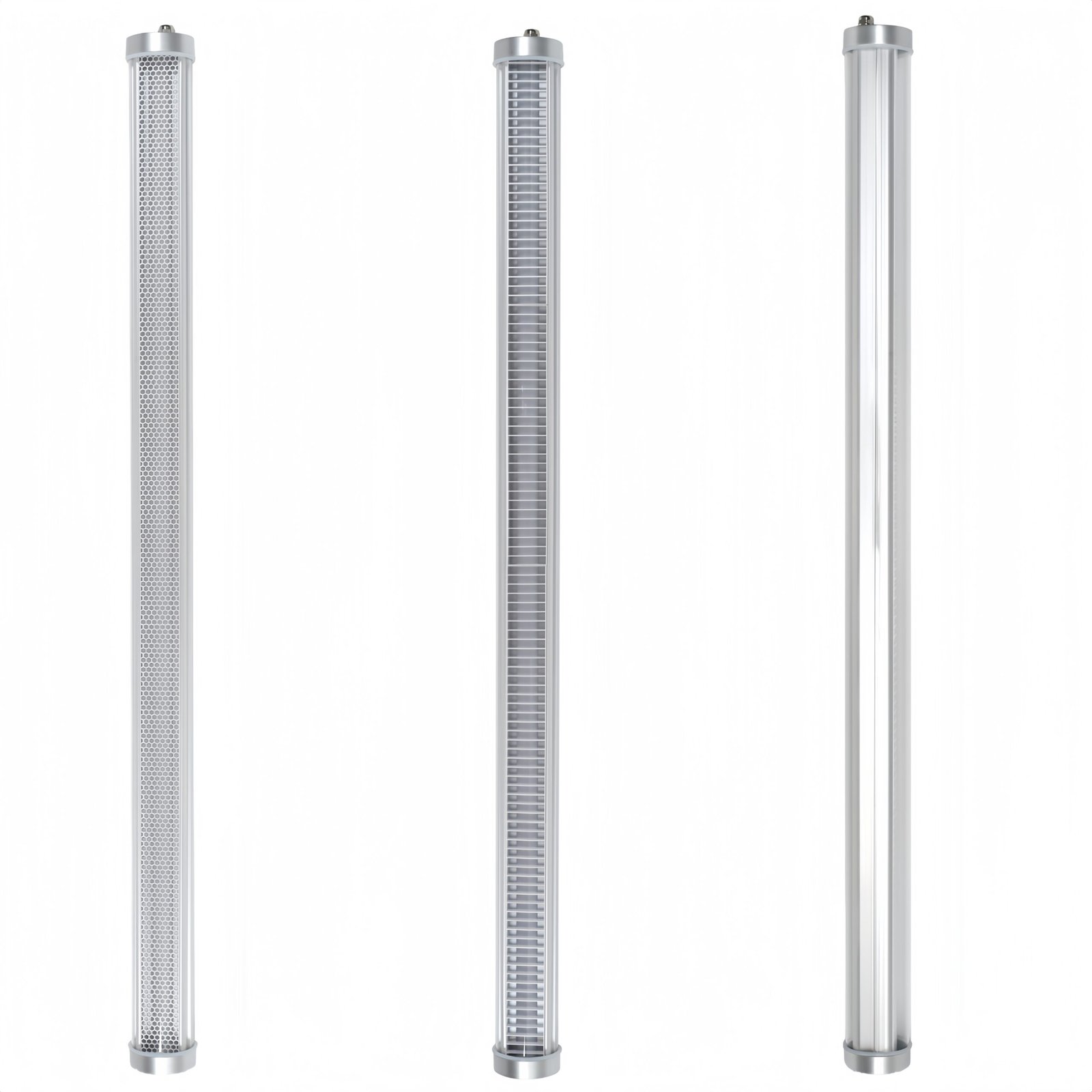 Crystal Architectural Tubular Luminaire Architectural tubular LED luminaire with engineered honeycomb geometry for glare reduction