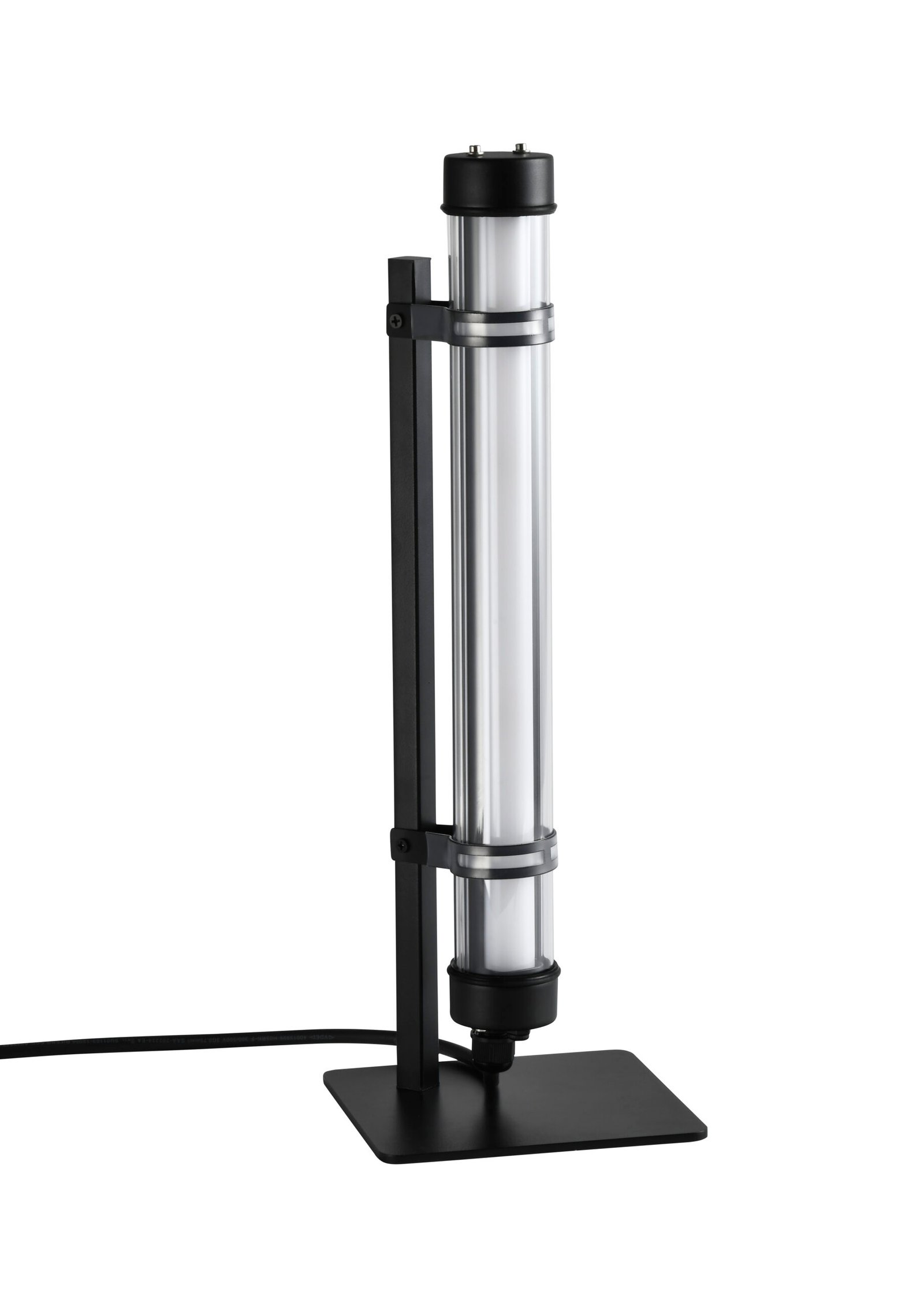 Axis Desk modular desk lamp with interchangeable tubular light and metal support frame