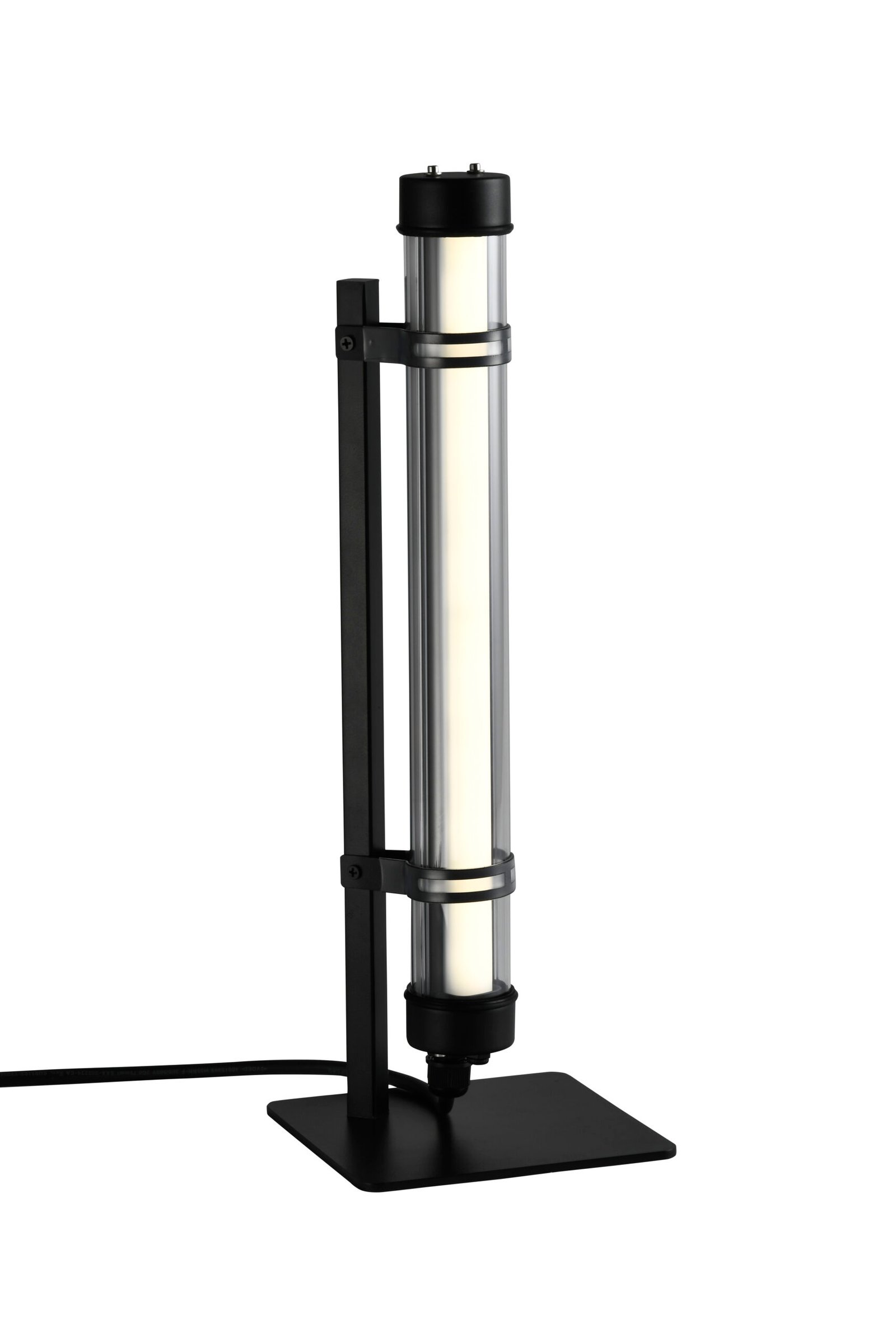 Axis Desk modular desk lamp with interchangeable tubular light and metal support frame