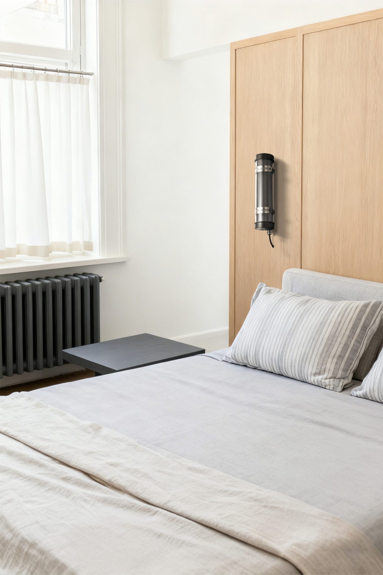 Arno Architectural Tubular Luminaire Arno IP67 IK10 architectural tubular wall lights installed on an outdoor building façade for long-term weather-resistant lighting