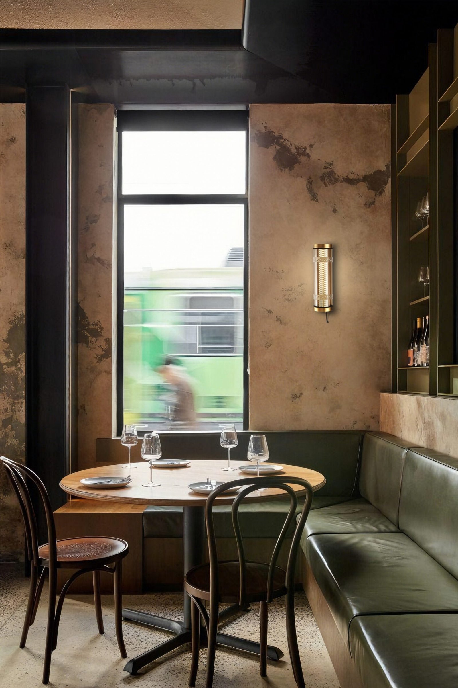 Arno Architectural Tubular Luminaire Arno IP67 IK10 architectural tubular wall lights installed on an outdoor building façade for long-term weather-resistant lighting