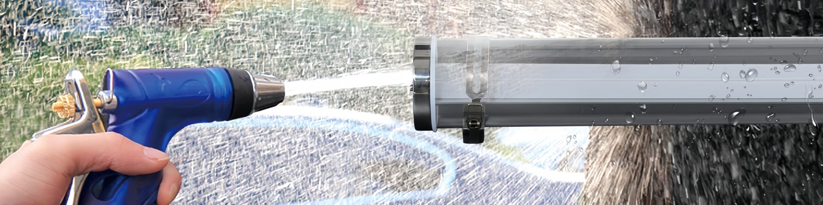 IP67 IK10 industrial tri proof light