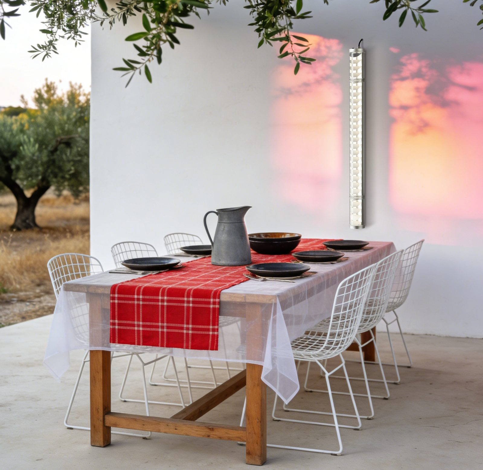 MANI architecture tubular light IP67 IK10