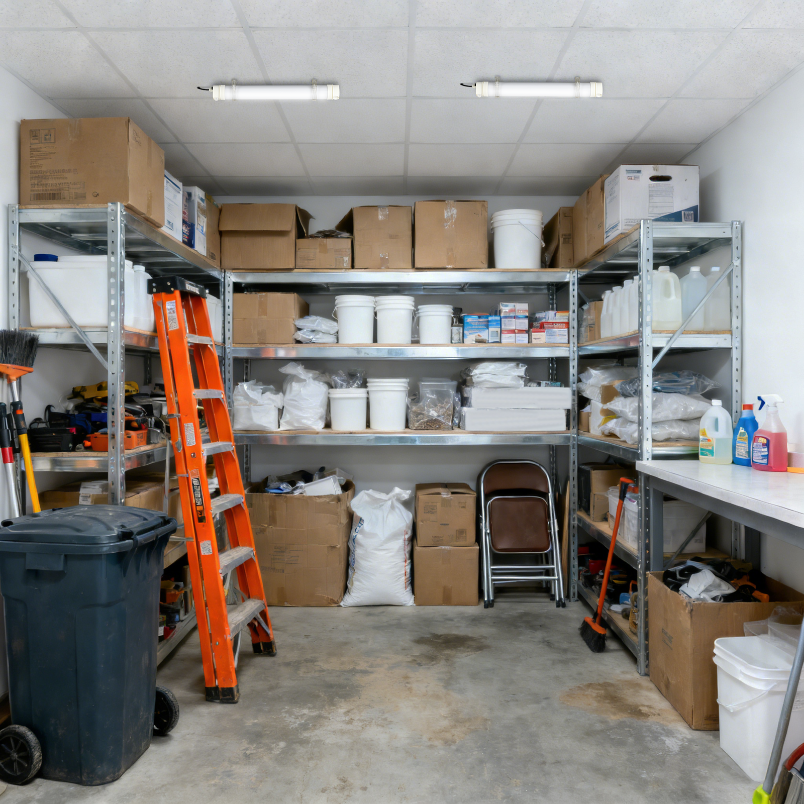 Opal Commercial LED Tri Proof Tubular MANI IP65 IK10 Tri-Proof Tubular with PIR sensor use in warehouse