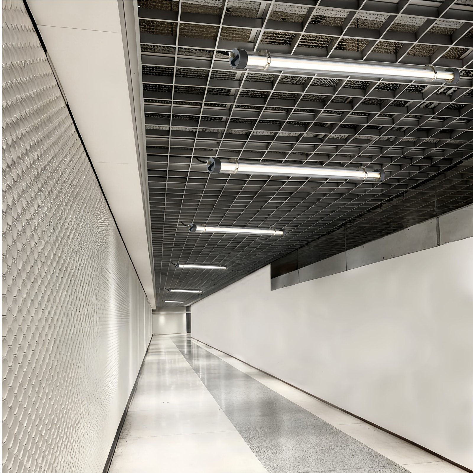 MANI Forge supports wall, ceiling, and suspended mounting, allowing flexible integration across a wide range of commercial and public building layouts.