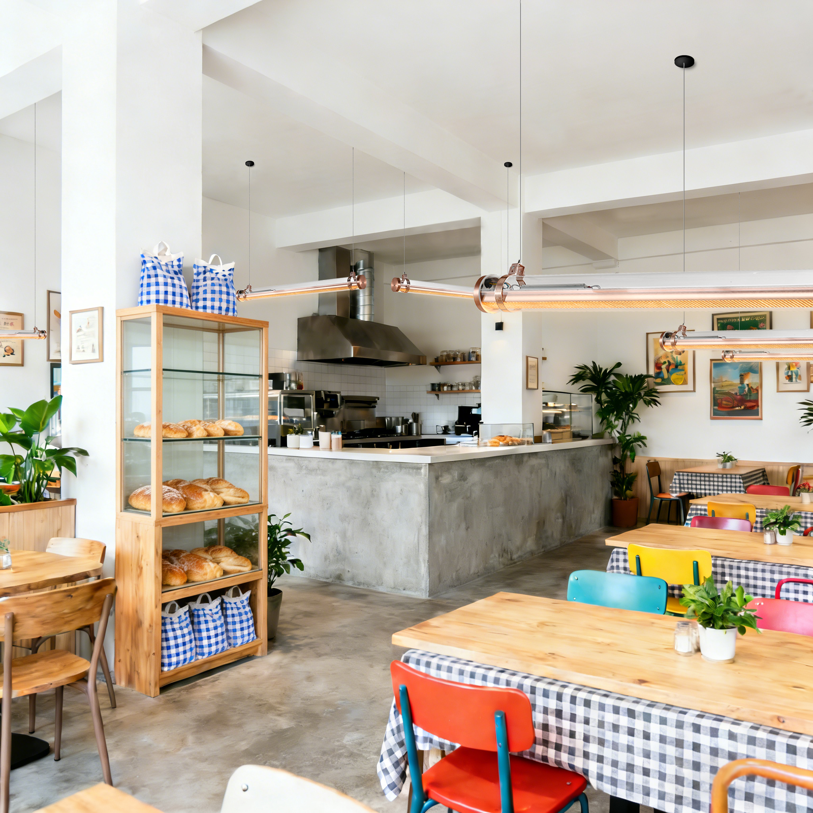 Titan Architectural Tubular Luminaire MANI flexible installation tubular IP67 Ik10