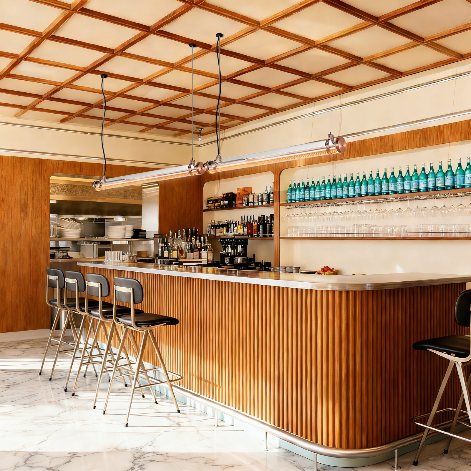 Titan Architectural Tubular Luminaire MANI flexible installation tubular IP67 Ik10