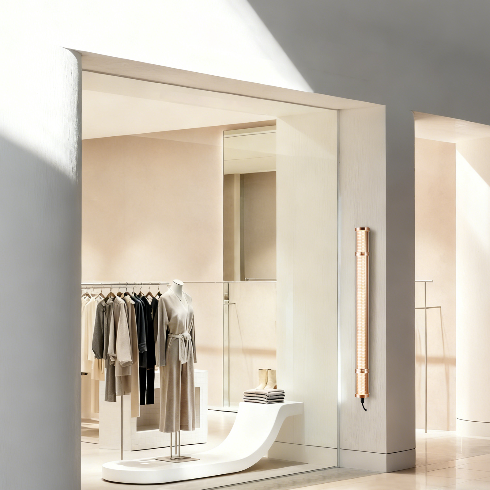 Titan Architectural Tubular Luminaire MANI flexible installation tubular IP67 Ik10