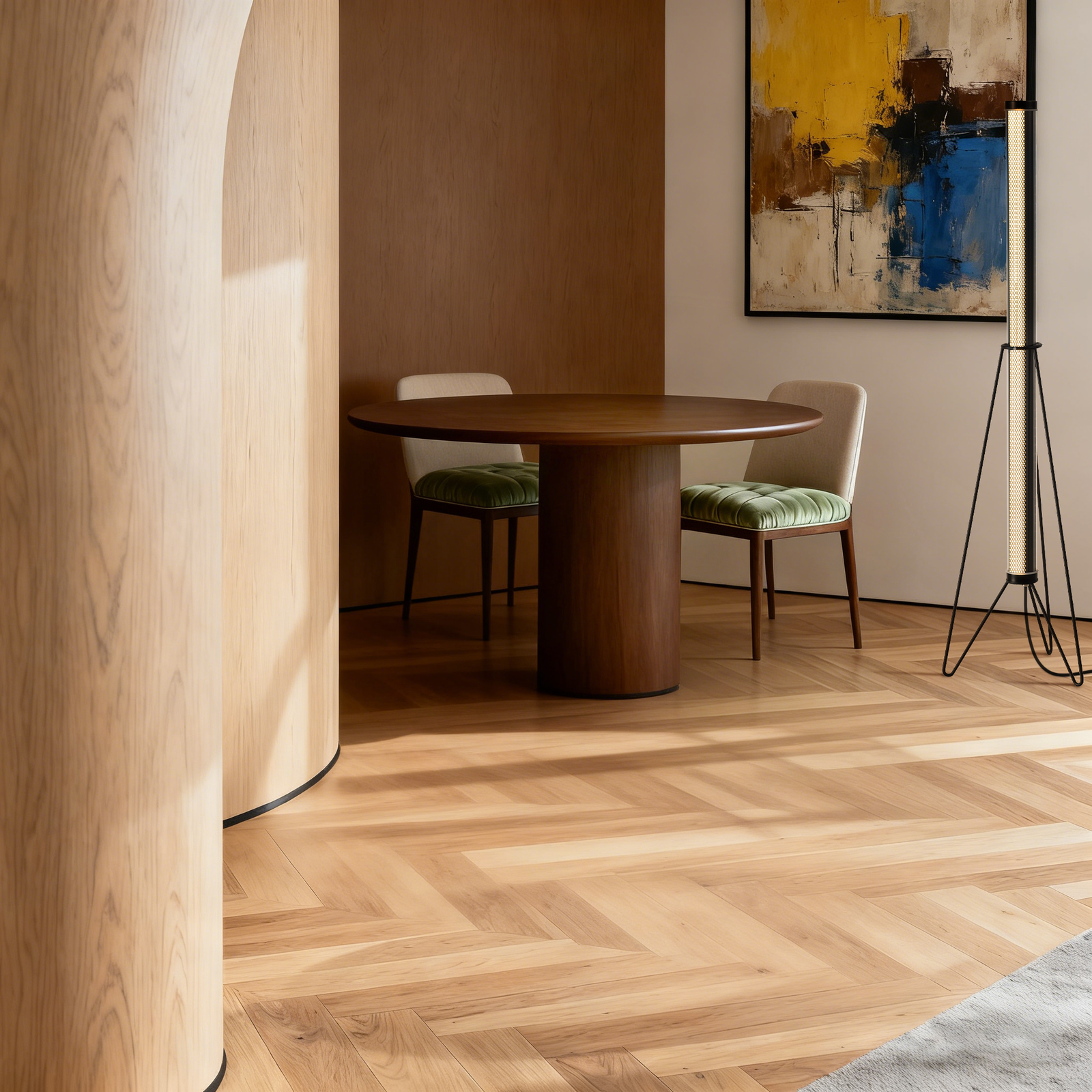 Tripod Beam Architectural Tubular Floor Lamp MANI IP67 IK10 Tubular Floor Lamp for indoor and outdoor use