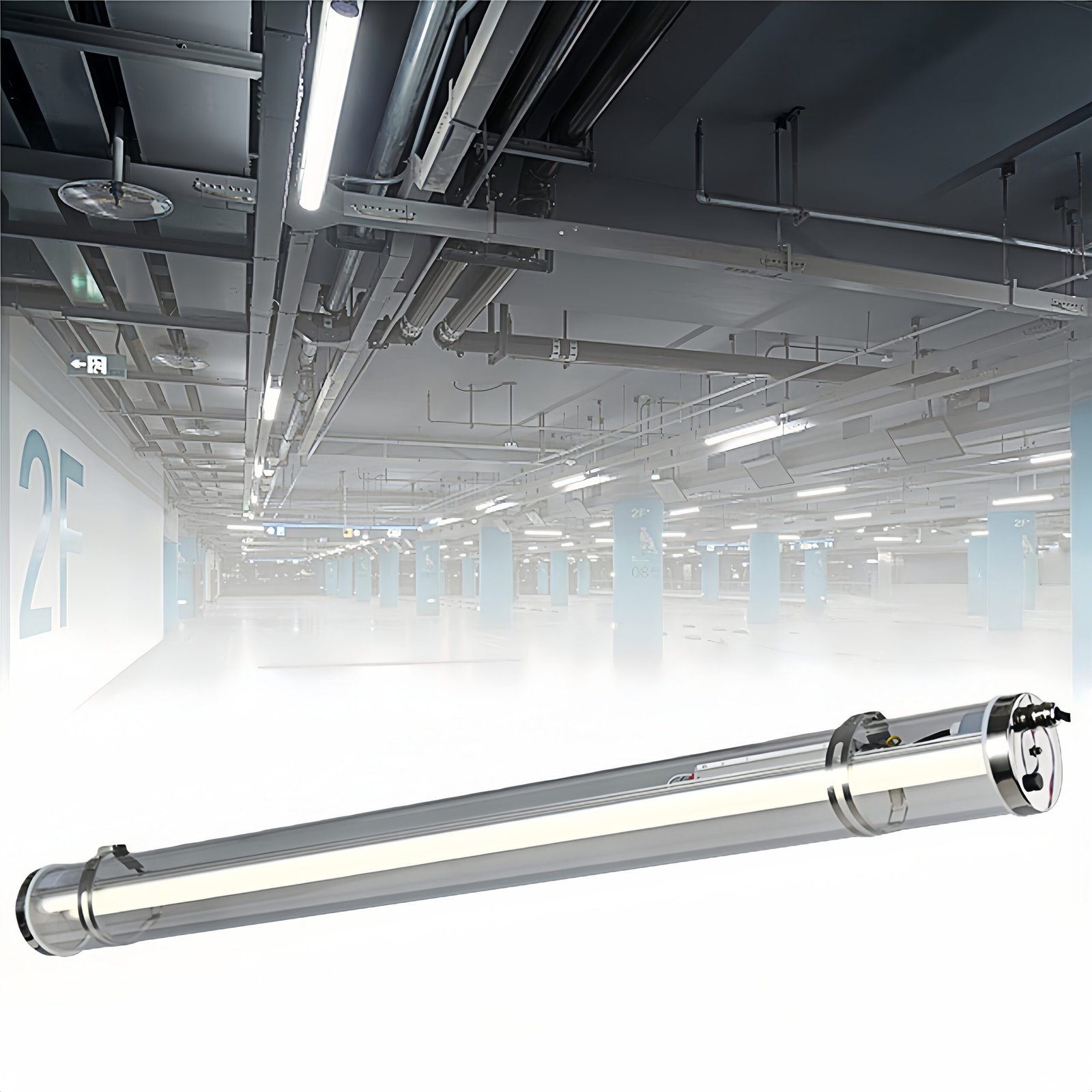 MANI tubular Ideal for industrial plants, parking garages, metro stations, tunnels, service corridors, technical rooms, food processing facilities, warehouses, and agricultural environments, where high protection, durability, and long-term reliability are required.