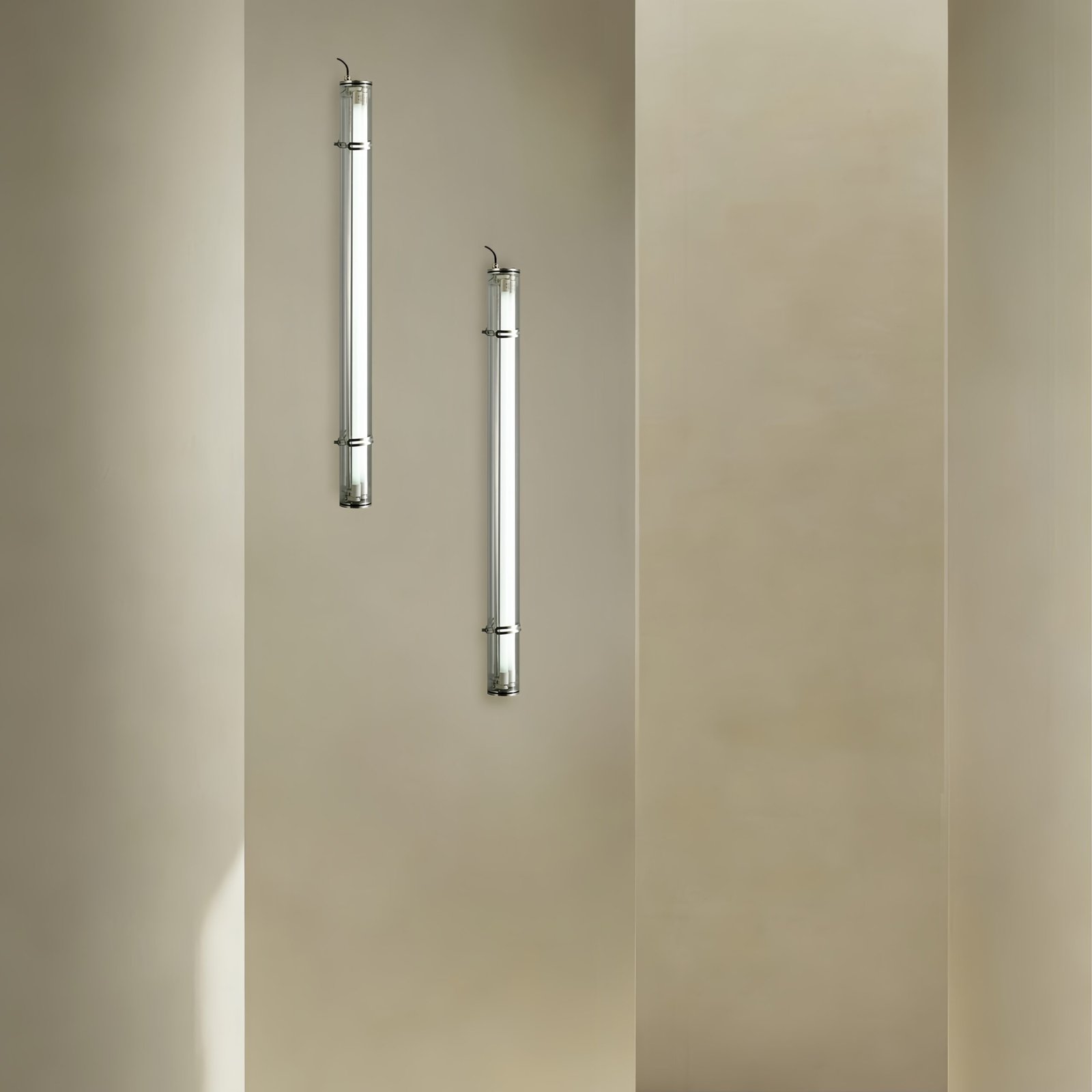 Swap Commercial LED Tri Proof T8 Tubular MANI Commercial tubular luminaire featuring an internal replaceable T8 LED tube, suitable for suspension or surface mounting