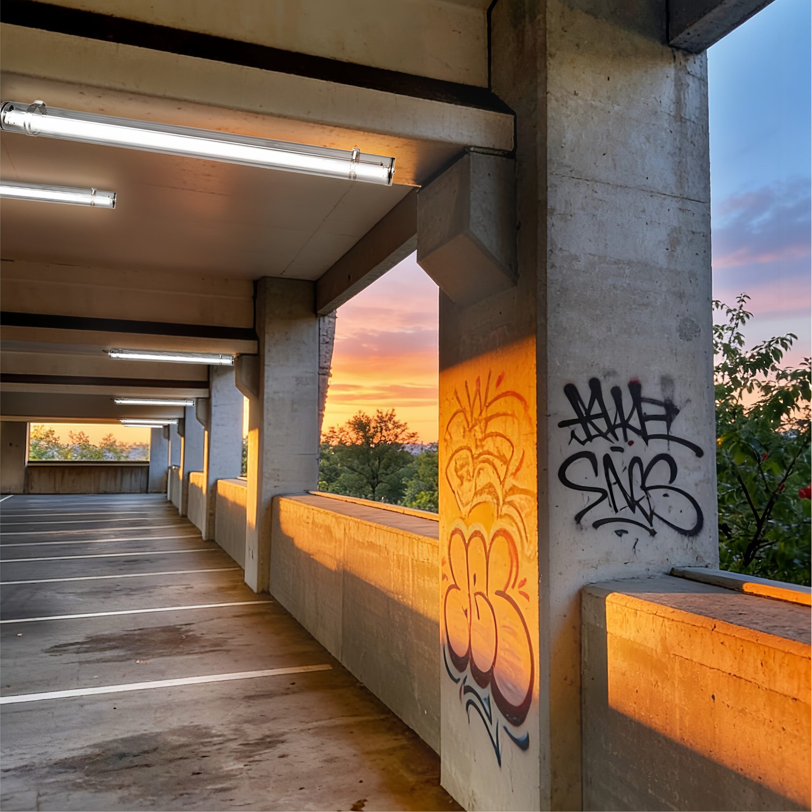 Swap Commercial LED Tri Proof T8 Tubular MANI Commercial tubular luminaire featuring an internal replaceable T8 LED tube, suitable for suspension or surface mounting