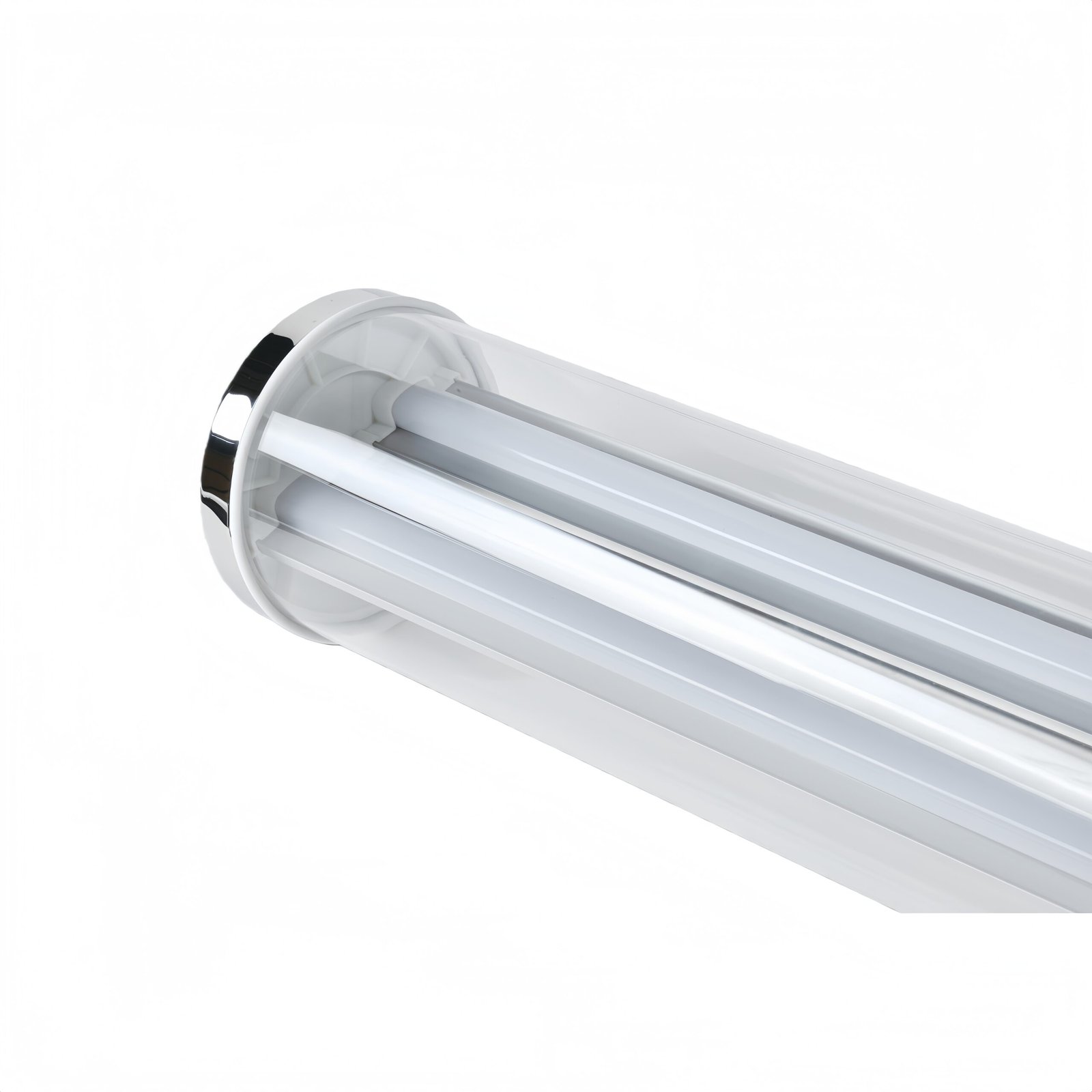 High strength protection industrial tubular tri-proof LED light with IK10, IP67, UV resistance and 960°C glow-wire resistance