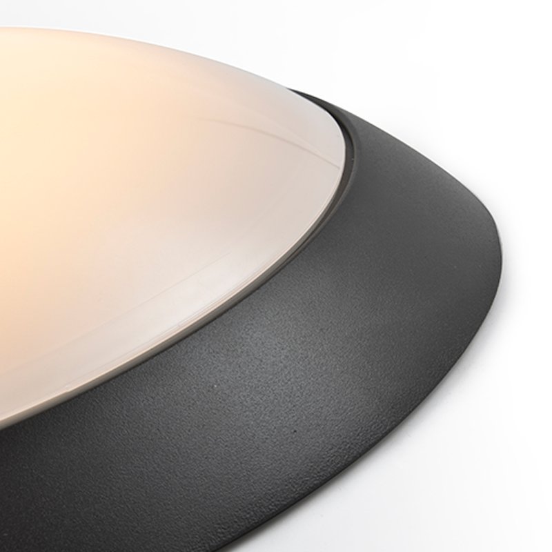 MC-804 Ceiling Light MANI MC-804 LED bulkhead light with die-cast aluminum base and polycarbonate diffuser rated IP54 and IK10